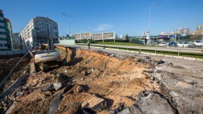 BURSA – Bursa’nın Nilüfer ilçesi sınırlarındaki bir inşaatın hafriyat kazısı