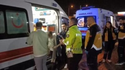 Bursa’da Katar ve Endonezyalı turistleri taşıyan tur otobüsü yağışlı havanın