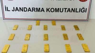 Piyasa değeri toplam 45 milyon değerinde külçe altınlara el konuldu.