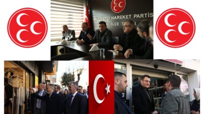 MHP"Bursa il başkanı Muhammet Tekin kısa bir konuşma yaptı.