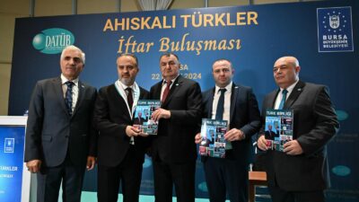 Bursa Büyükşehir Belediye Başkanı Alinur Aktaş MHP ve DATÜB Ahıska