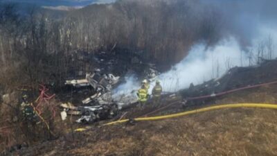 ABD'de acil iniş sırasında düşerek alev alan özel bir jetteki