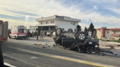 Cumhurbaşkanı Erdoğan’ın koruma ekibi dün Şırnak İdil'de trafik kazası geçirdi.