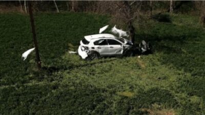 Bursa'nın Orhaneli ilçesinde otomobilin devrilmesi sonucu 2 kişi hayatını kaybetti,