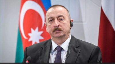 Azerbaycan Cumhurbaşkanı İlham Aliyev, işgalden kurtarılan Şuşa şehrinde gerçekleştirilen konut