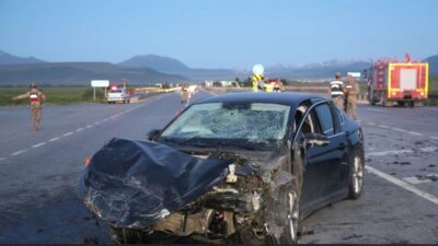 Muş-Bitlis karayolunun 40'ıncı kilometresinde, Altınova Beldesi kavşağında akşam saatlerinde meydana