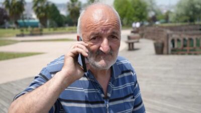 Samsun'da hurdacılık yaparak geçimini sağlamaya çalışan 60 yaşındaki kişi, telefonda