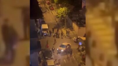 Bağcılar'da husumetli iki aile arasındaki kavgayı polis havaya ateş açarak