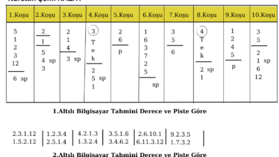 Antalya Yarış Tahmini