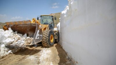 Van Büyükşehir Belediyesi ekipleri, yaz mevsimine günler kala Gürpınar ilçesindeki
