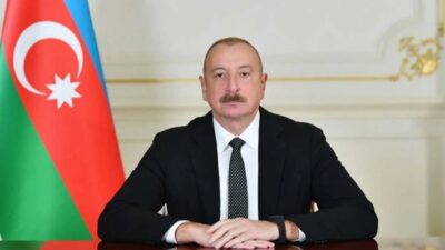 Azerbaycan Cumhurbaşkanı İlham Aliyev, başkenti Doğu Kudüs olan bağımsız Filistin