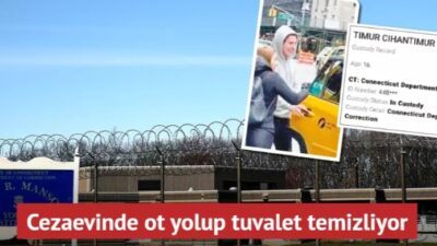 Boston'da tutuklanan firari Timur Cihantimur'a kaldığı ıslahevinde tuvalet temizlettirilip ot