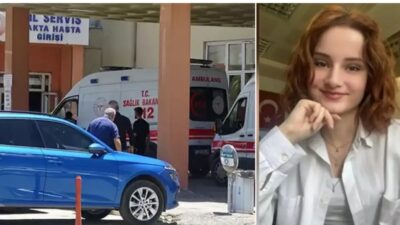 Hakkari'de kapısı açık olduğu fark edilen bir dairede biri kadın,