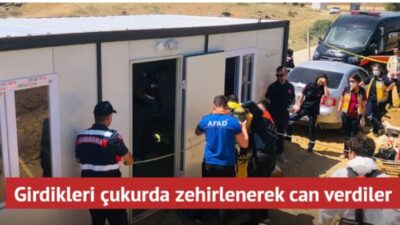 Bilecik'in Söğüt ilçesinde kaçak kazı yapan 2 kişi girdikleri çukurda