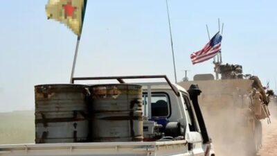 Terör örgütü PKK'nın Suriye kolu olan YPG'ye verdiği desteği sürdüren