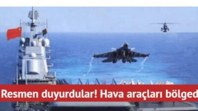 Tayvan Adası'nın çevresinde Çin'e ait 37 askeri hava aracının ve