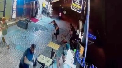 Beyoğlu'nda Taksim'de birbirleriyle husumetli iki mekan sahibinin eski ortak kavgası