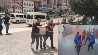 Çorum’da, okul müdürü Ömer Atılgan’a zincirle saldıranlar baba ve oğlu