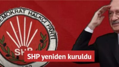 Sosyal Demokrat Halkçı Parti (SHP) üçüncü kez kuruldu. CHP içinde
