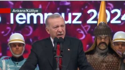 Başkan Recep Tayyip Erdoğan, Cumhurbaşkanlığı Külliyesi'nde '15 Temmuz Demokrasi ve