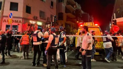 İsrail'in başkenti Tel Aviv'in merkezinde, ABD Büyükelçiliği yakınlarında insansız hava