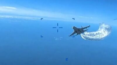 Rusya Savunma Bakanlığı, Karadeniz üzerinde İngiltere'ye ait iki Eurofighter Typhoon