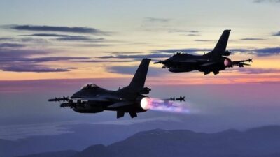 Ukrayna'nın 4 Ağustos'ta teslim aldığı F-16 savaş uçaklarından bir tanesinin