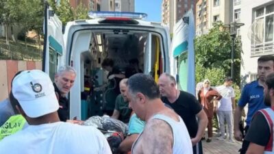 İstanbul Başakşehir'de korkunç bir olay meydana geldi. Bir sitenin dış