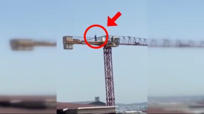 İstanbul Pendik Kurtköy'de kule vinç operatörü olarak çalışan bir işçi,