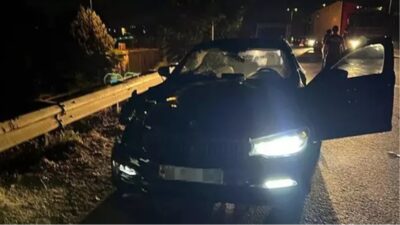 Yalova'da ehliyetsiz sürücünün çarptığı baba ve 4 yaşındaki oğlu hayatını