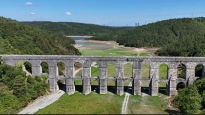 İstanbul'da yağışsız geçen yaz mevsimi ve sıcaklar nedeniyle kuruyan Alibey