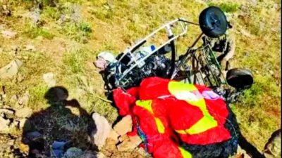 Paramotorla Irak'ın kuzeyinden Türkiye'ye girmeye çalışan 4 teröristi Akıncı TİHA