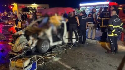 Nevşehir'de tıra çarpan otomobil 2 kardeşe mezar oldu, 3 kişi