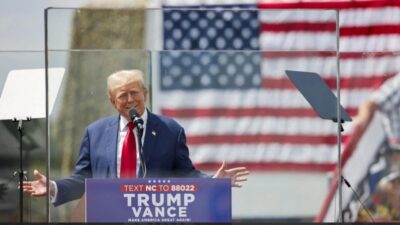 Eski ABD Başkanı ve Cumhuriyetçi Parti başkan adayı Donald Trump,