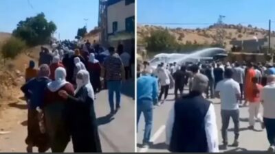 Mardin'in Savur ilçesine bağlı kırsal Sürgücü Mahallesi'nde kaçak elektrik tespiti