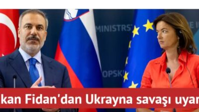 Dışişleri Bakanı Fidan, Slovenya Dışişleri Bakanı Fajon ortak basın toplantısı