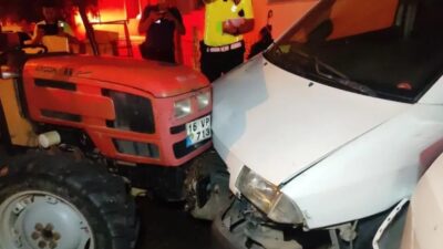 Bursa’nın Orhangazi ilçesinde seyir halindeki traktörün üzerinden düşerek aracın altında