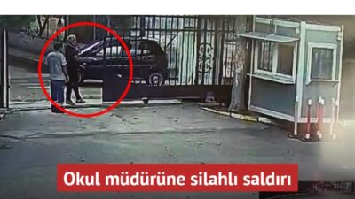 Manisa'nın Yunusemre ilçesinde okul müdürüne silahlı saldırıda bulunan şüpheli öğrenci