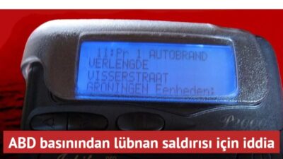 İsrail Lübnan'da çağrı cihazları ve telsizlerin siber saldırlar ile patlatılması