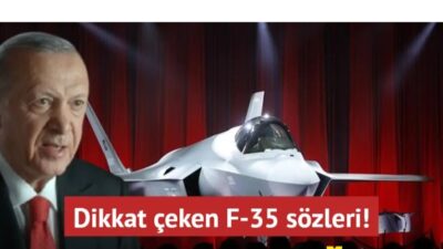 Başkan Erdoğan'dan F-35'lerle ilgili dikkat çeken bir açıklama geldi. ABD'deki