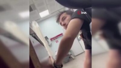 Kahramanmaraş'ta bir hastanede korku dolu anlar yaşandı. B.G. isimli bir