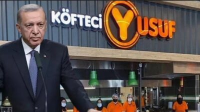 Cumhurbaşkanı Recep Tayyip Erdoğan, Türkiye’nin en yaygın köfte zincirlerinden Köfteci