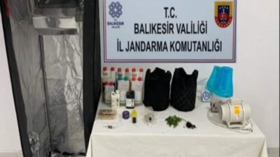 Balıkesir İl jandarmadan zehir tacirlerine operasyon.