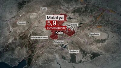 Malatya'daki 5.9 büyüklüğündeki depremin ardından 112 Acil Çağrı Merkezi'ne 374