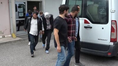 Kütahya'da çeşitli suçlar sebebiyle gözaltına alınan 8 şüpheli adliyeye sevk