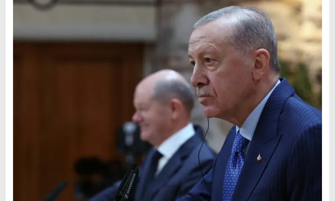 Başkan Erdoğan, Alman Şansölyesi Olaf Scholz ile Ortak Basın Toplantısı'nda