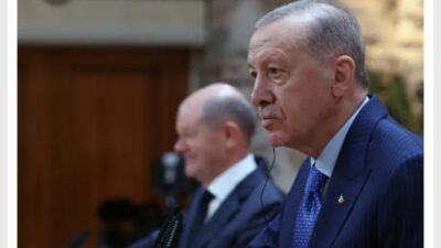 Başkan Erdoğan, Alman Şansölyesi Olaf Scholz ile Ortak Basın Toplantısı'nda