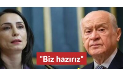 DEM Parti'den Milliyetçi Hareket Partisi (MHP) Genel Başkanı Devlet Bahçeli'nin