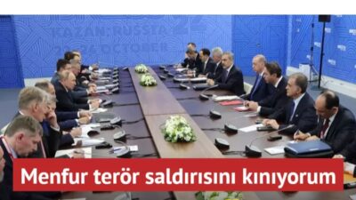 Başkan Recep Tayyip Erdoğan, BRICS Zirvesi kapsamında Rusya Devlet Başkanı