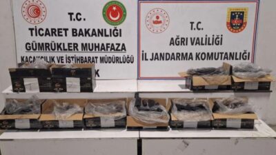 Ağrı'nın Doğubayazıt ilçesinde bulunan Gürbulak Gümrük Kapısı'nda bir tırın dorsesinde